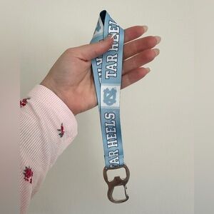 UNC Tar Heels Light Blue Lanyard with Bottle Opener